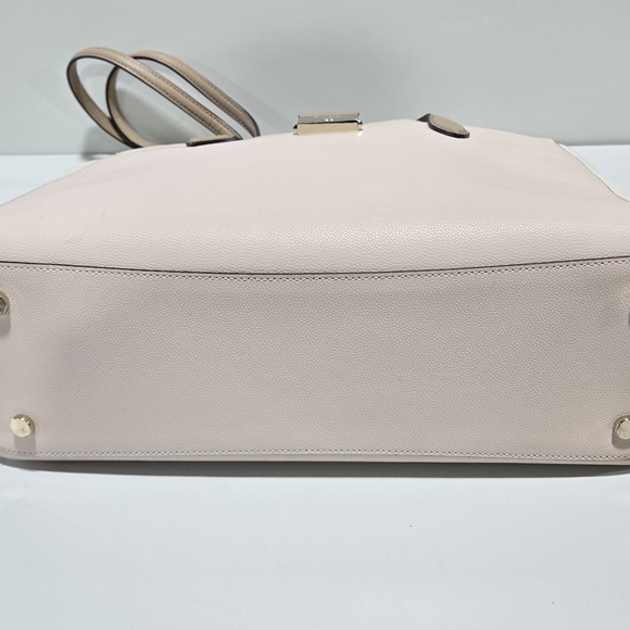 KATE SPADE NEW YORK Saturday MEDIUM SATCHEL SHOULDER TOTE BAG Rose Beige LEATHER - Picture 9 of 9